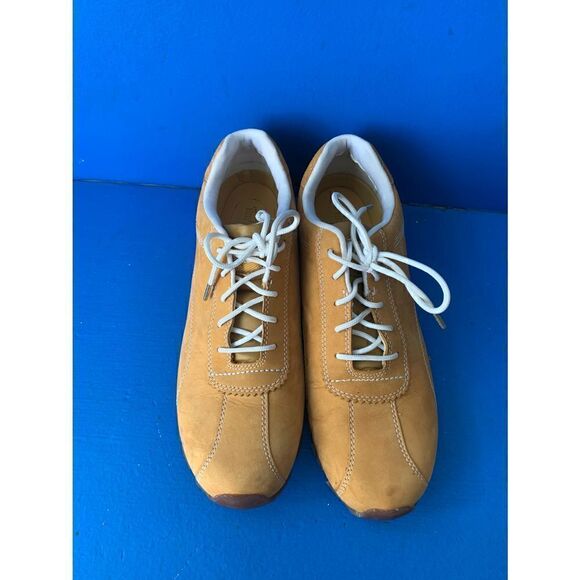 Timberland Women's Tan Suede Walking Running Sneakers Shoes #16345 Size: US 8.5 - Picture 5 of 6